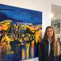 Young artist Octavia Madden winner of visitors' choice prize at Thelma Hulbert Gallery