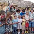 Thelma Hulbert Gallery's Garden opening with Councillor Stuart Hughes