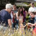 Theatre Rush performance in the Thelma Hulbert Gallery Garden